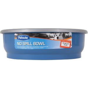 Petmate No Spill Bowl,Blue