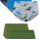 Hanes Boys' Potty Training Underwear Brief, Heavy Absorbency Toddler Boys' Cotton Training Underwear, 5 Pack