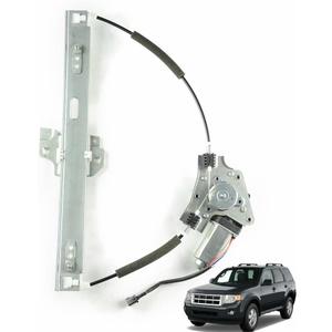 SHOWSEN 751-296 Front Left Driver Side Power Window Regulator W/Motor Fit 2008-2012 Ford Escape 2008-2011 Mercury Mariner 8L8Z7823201A