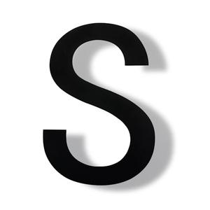 BetLight Large House Address - 12 Inch High Rustproof Stainless Steel Floating Designed Building Address Letter for Modern Home