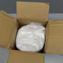 Amazon Basics Hypoallergenic Breathable Quilted Mattress Topper Pad, 18 Inches Deep, Twin XL, White