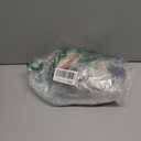 1byone Christmas Laser lights with Green Christmas Tree and Red Stars, Class IIIA, 2.0mW power, Projection Lights for Christmas, Holiday, Party, Landscape, and Garden Decoration, Black