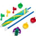 Step2 Play & Shade Pool, Kids Activity Pool with Umbrella, Summer Outdoor Toys, 7 Piece Toy Accessories, For Toddlers 2+ Years Old