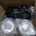 Fog Light for 2014 2015 2016 2017 2018 2019 Tundra with H16 12V 19W bulbs Wiring Harness& Switch Clear Lens Front Bumper Lamps Assembly