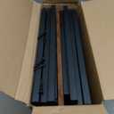 Narrow Shoe Rack for Front Door Entrance, Entryway, and Closet Shoe Organizer with 4 Sturdy Metal Mesh Shelves and Wooden Top, Holds 10 Pairs, Ideal for Storage or Display