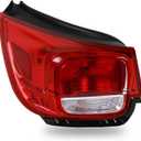 Tail Lights Outer Assembly Compatible with 2013 2014 2015 Chevy Malibu LT LS Eco,Left Driver Side Rear Light Taillights Replacement # 23294318