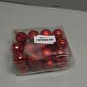 Christmas Balls,24PCS Ornaments for Xmas Tree,1.57INCH Hanging Ball for Small Christmas Tree Decorations,Party Decorations (Red)