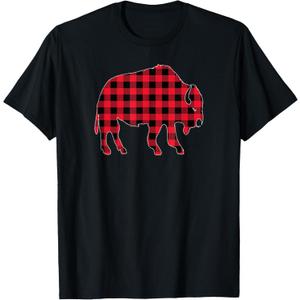 Buffalo Plaid Bison T-Shirt Buffalo Plaid Bison T-Shirt