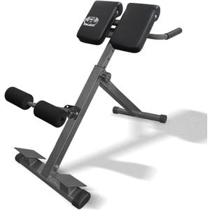 Foldable Hyperextension Roman Chair 250LBS Capacity for Home Gym