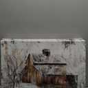 Visual Art Decor Rustic Farmhouse Wall Decor Country Wall Art Barn Pictures Framed Artwork for Living Room Bedroom Wall Decor 3 Piece (Rustic Brown, 16x24inchx3 Pieces)