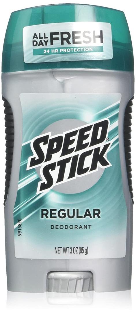Speed Stick by Mennen Deodorant, Regular 3 oz (Pack of 4)