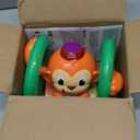 Bright Starts Roll & Glow Monkey Crawling Baby Toy with Lights and Sounds, Tummy Time Toy, 6 Months and up (1 Count (Pack of 1))