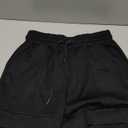 Dokotoo Women's Air Layer Casual Comfy Moisture Wicking Drawstring Shorts with Pockets (Medium, Black)