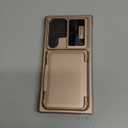 Vizvera for Samsung Galaxy S24 Ultra Case Wallet, RFlD Cards Holder & Camera Cover & Kickstand for Women Men, Full Body Rugged Shockproof Silicone Case for S24 Ultra 6.8" 2024 Only-Champagne Gold