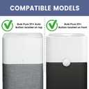 2 Pack211+ Auto Replacement Filter Compatible with Blue Pure 211+ Air Purifier,2-in-1 H13 True Filter with Activated Carbon Filter
