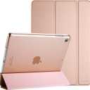 ProCase for iPad 9th/ 8th/ 7th Generation Case 10.2 Inch (2021/2020/2019 Release), 10.2 iPad Case 9th/ 8th/ 7th Gen Cover, Slim Smart Cover with Translucent Hard Shell Back -Rosegold