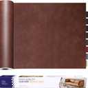 Besezx Leather Repair Patch Tape Kit, Self Adhesive Leather Repair for Furniture, Couch, Sofa, Car Seats,Office Chair,Vinyl Repair Kit.30inx16in (Brown)