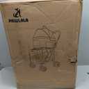 Double Pet Stroller with Detachable Carriers - Ideal for 2 Dogs or Cats - Compact & Convenient Design - Easy Assembly Double Dog Stroller - Cosmic Beige