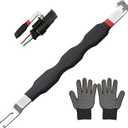 Electrical Disconnect Tool, Dual Head Automotive Electrical Terminal Connector Separator Removal Tool with Gloves, Fit for Car, Truck Wire Pin Removal Tool