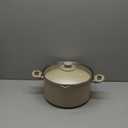 GreenLife 6QT Ceramic Nonstick Stockpot with Glass Straining Lid, PFAS-Free, Dishwasher Safe, Stay-Cool Handles, Oven Safe to 350F, Wobble-Free Base, Even Heating, Taupe