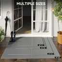 Welcome Door Mat Outside Non-Slip Durable Waterproof Grey 24"x35", 24''x36''