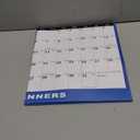 32" x 48" 2026 Wall Calendar Folded Wet & Dry Erase 12 Month Annual Yearly Wall Planner Vertical-Horizontal,Reversible