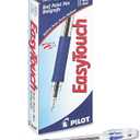 PILOT EasyTouch Ballpoint Stick Pens, Medium Point, Blue Ink, 12-Pack (32011)