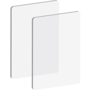 2pcs 2mm Thickness Transparent Acrylic Cutting Pads, Replaceable Die Cutting Plates for 9 inch Opening Die Cutting and Embossing Machine(8.7''x 12.6'')