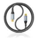 USB C Cable 6FT, USB C 3.2 Gen 2X2 Cable, 4K Monitor Video Output, 20Gbps High Speed Data Transfer, 100W Fast Charging, for iPhone 16, MacBook Pro, Dell, LG, ARZOPA, KYY, for Portable Monitor