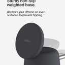 Belkin 2-in-1 MagSafe Wireless Charging Dock 15W Fast Charge iPhone Charger Compatible with iPhone 17, 16, 15, and 14 Series, AirPods, Pixel 10, and Other MagSafe Enabled Devices, PSU Included - Black