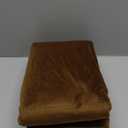 Benedeco Gold Brown Velvet Curtains for Bedroom Window with Back Tab, Super Soft Vintage Luxury Heavy Drapes, Room Darkening Thermal Insulated Curtain for Living Room, W52 by L120 inches, 2 Panels