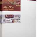 Masterpiece ZSME-2228 Monet Pro 1.5" Deep Cotton 14.6oz Sierra Heavy Weight Medium Tooth Stretched Artist Canvas 22" x 28" 3 Pack