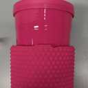 Matte Studded Tumbler with Lid & Straw, Reusable BPA Free Plastic Water Bottle, Travel Friendly Water/Iced Coffee/Cold Brew/Smoothie Textured Cold Cup, 24 Oz