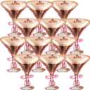 Civaner 12 Pcs Giant Espresso Martini Foil Balloons 32x26 Inches | Tini Bit Older Birthday, Bachelorette Bridal Shower Wedding, Coffee Cocktail Theme, Martini Glass Shape Party Supplies