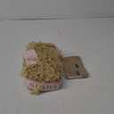 Lady Miranda Blonde Curly Wig Afro Kinky Curly Wigs with Bangs Medium Length Blonde Afro Wig Heat Resistant Synthetic Full Wigs For Women (1 Count (Pack of 1), 0-613#)