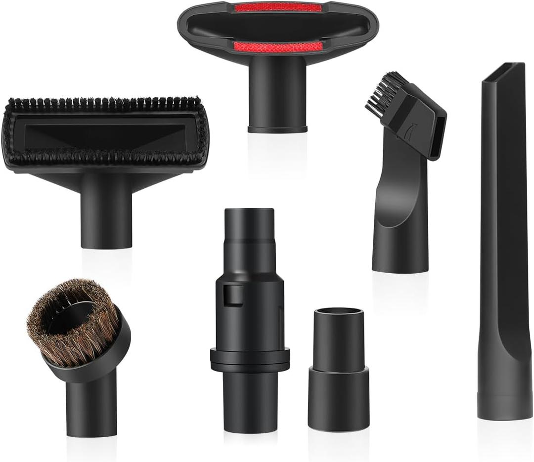 LANMU 1 1/4 Inch(32mm) Vacuum Attachments Compatible with Shark Navigator LiftAway NV360 NV352 NV356E, NV501 & Rocket HV301 HV322 Vacuum, Accessories Kit with Adapter for Home, Car Interior Cleaning