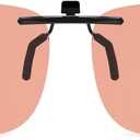 Goiteia FL-Rose Clip on Migraine Glasses, Light Sensitivity Glasses for LED Glare/Screen Light/Migraine Relief (M - Non Flip Up: No Clip Blocking Your View)