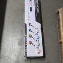 Electric Weed Wacker Cordless Eater Battery Powered Eater Lightweight Edger Portable Stringless Grass Trimmer/Lawn Mower/Brush Cutter, with 3 Types Blades & Wheels for Yard and Garden-Grey