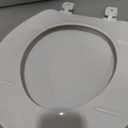 Bemis 70 Durable Plastic Toilet Seat, Round, White