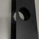Door Knob Reinforcement Plate, Matte Black, Fits 1-3/4" Doors, 2-3/8" Backset, Door Lock and Door Knob Cover Plate, Deadbolt Cover Plate, Reinforce and Repair Wood or Metal Doors