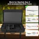 Carrying Case for Starlink Gen 3 Standard 4/4X,Waterproof Travel Hard Shell, 26.3 x 18.1 x 4.7 inches