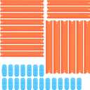 Replacement Track Set Building Pieces for Hot Wheels Toy Cars 36-Piece Straight Track Set, Connectors Included, 15 Feet of Track