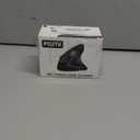 POJTK Ergonomic Wireless Rechargeable Mouse, Bluetooth+USB A+Type C(3 in 1) Connection, 5 Levels Up to 4800 DPI, 6 Silent Buttons, 2.4GHz Carpal Tunnel Vertical Mice, for Laptop, Desktop,MacBook-black