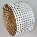 Unique Metal Lamp Shades, Decorative Pattern Round Drum Hollow-Carved Design for Table and Floor Lamps,Chandeliers