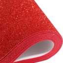 10 Sheets Glitter Paper Sheet for Easter Memorial Flag Independence Day Juneteenth Decor Table Decorations, A4 Cardstock Self-adhesive Paper for Graduation DIY Card Decoration (Red)