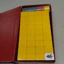 Chinese Mahjong Set, Large Mahjong Tiles Set with Yellow Back Color Tiles, Red Case, Chinese Mahjong Game Set (Majiang, )