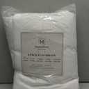 Maple&Stone Twin Flat Sheet 6 Pack,Premium Soft & Breathable,Brushed Microfiber Fabric,Anti-Shrinkage & Non-Fading,Bulk Flat Sheets Only Twin Size (White)