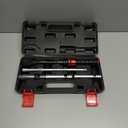 Magnetic Spark Plug Socket Set with Torque Wrench 3/8 Drive, 5-45 ft.lb/6.8-61 Nm, 5PCS Swivel Spark Plug Socket Set with Torque Wrench, Spark Plug Socket (14mm/16mm/5/8-inch), 10" Extension Bar