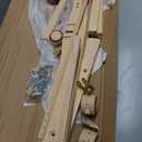 Moses Basket Stand, Bassinets Stand, Wooden Rocking Moses Baskets Stand for Baby Bassinets, Mose Basket Bassinet Stand Adjustable Bassinet Rocker with Wheels