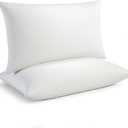 BioPEDIC Memory Foam Pillows - Standard Size, 2-Pack, Shredded Foam Filling for Plush Support & Airflow, Ventilated iCOOL Technology, Hypoallergenic, Non-Toxic Materials, Standard Size (Pack of 2)